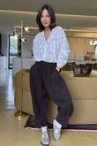 Cooper Needlecord Quirky Cocoon Pant Coffee Bean  /14 =